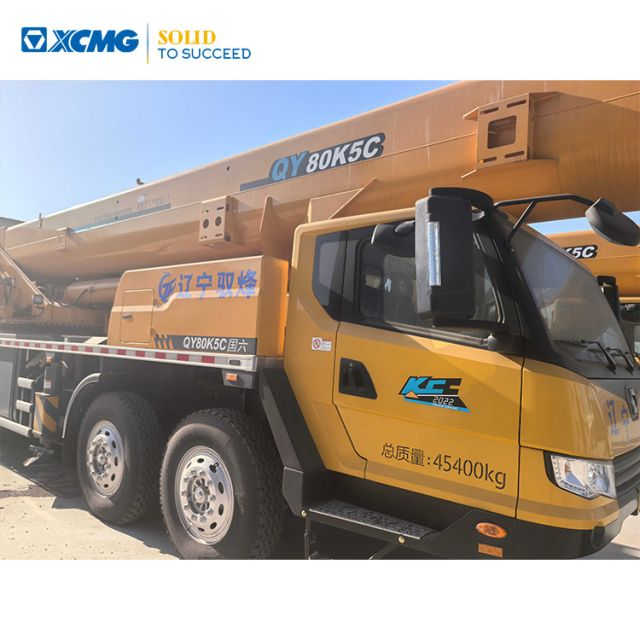 XCMG Official 2022 Year 80 Ton Used Hydraulic Crane QY80K5C For Sale